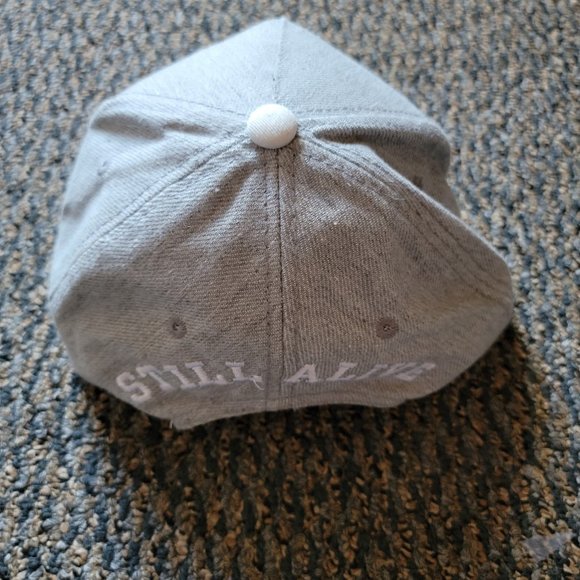 Grey White Panda Mosaic Ball Cap Hat Snapback Baseball with Snapback - Picture 7 of 7